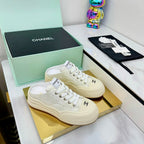 CC 25 Mules Sneaker Beige Calfskin 331184