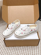 CD 26 Platform Sneaker White Canvas 632440