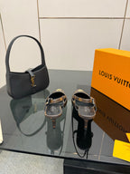 LV 26ss Slingback 55 Brown Monogram Calfskin 629641