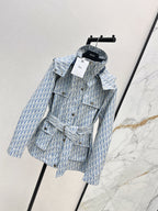 CD 25 Polyester Jacquard Hooded Jacket