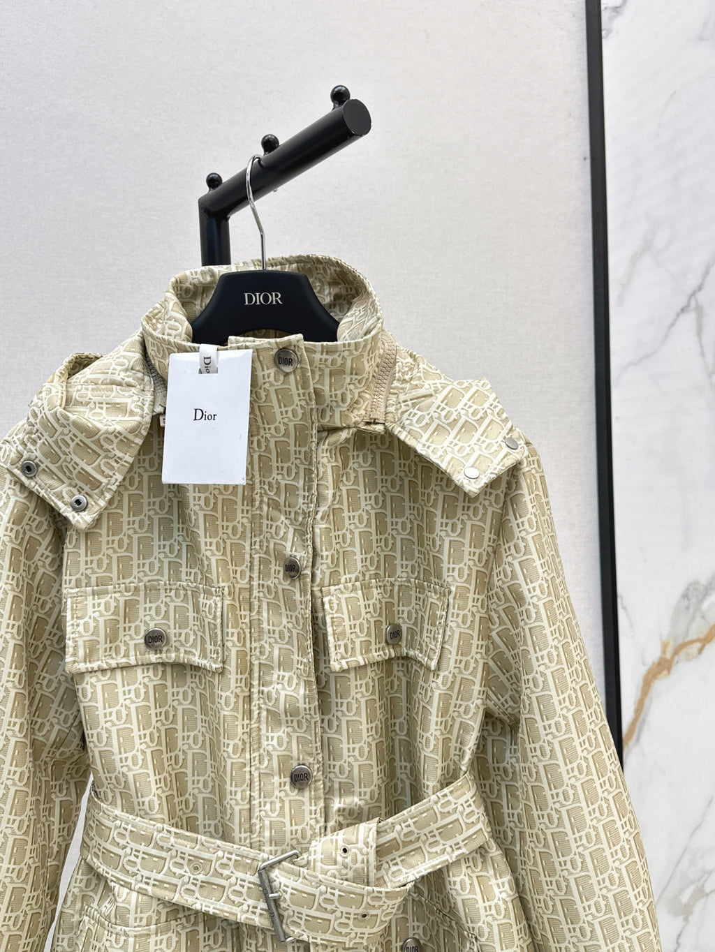 CD 25 Polyester Jacquard Hooded Jacket