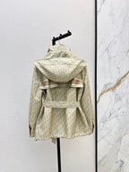 CD 25 Polyester Jacquard Hooded Jacket