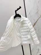 CD 25 Straight-Cut Puffer Jacket Cotton
