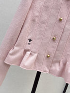 CD 25 Stand-up Collar Jacket Wool And Cotton