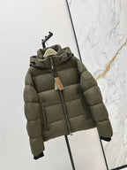 Burberry 25 Hooded Jacket Khaki Green Nylon Down 00640