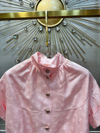 Chanel 2026 Taffeta Jacket Pink Silk