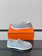 HM Men's Kiddy Slip-on Light Grey Suede 718282