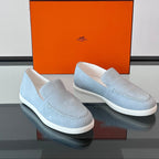 HM Men's Kiddy Slip-on Light Grey Suede 718282