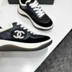 CC 26s Casual Sneakers Black Navy Blue Fabric Suede 626472