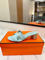 HM Oasis Sandals Blue Cowhide 294839