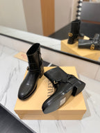 Valentino 2025 Pattie Boot Black Calfskin 560747