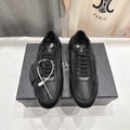 Prada 25s ballet flats black sheepskin 535496