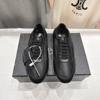 Prada 25s ballet flats black sheepskin 535496