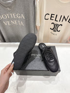 Prada 25s mule black sheepskin 535499