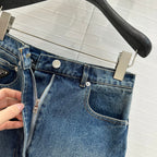 Prada 25 Denim Skirt Blue Cotton