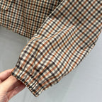 Miu Miu Pattern Hooded Jacket Beige Brown Polyester