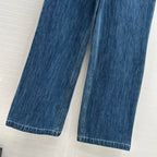 Loewe Straight Jeans Blue Cotton