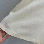 LV  Classic V-neck T-Shirt White Cotton