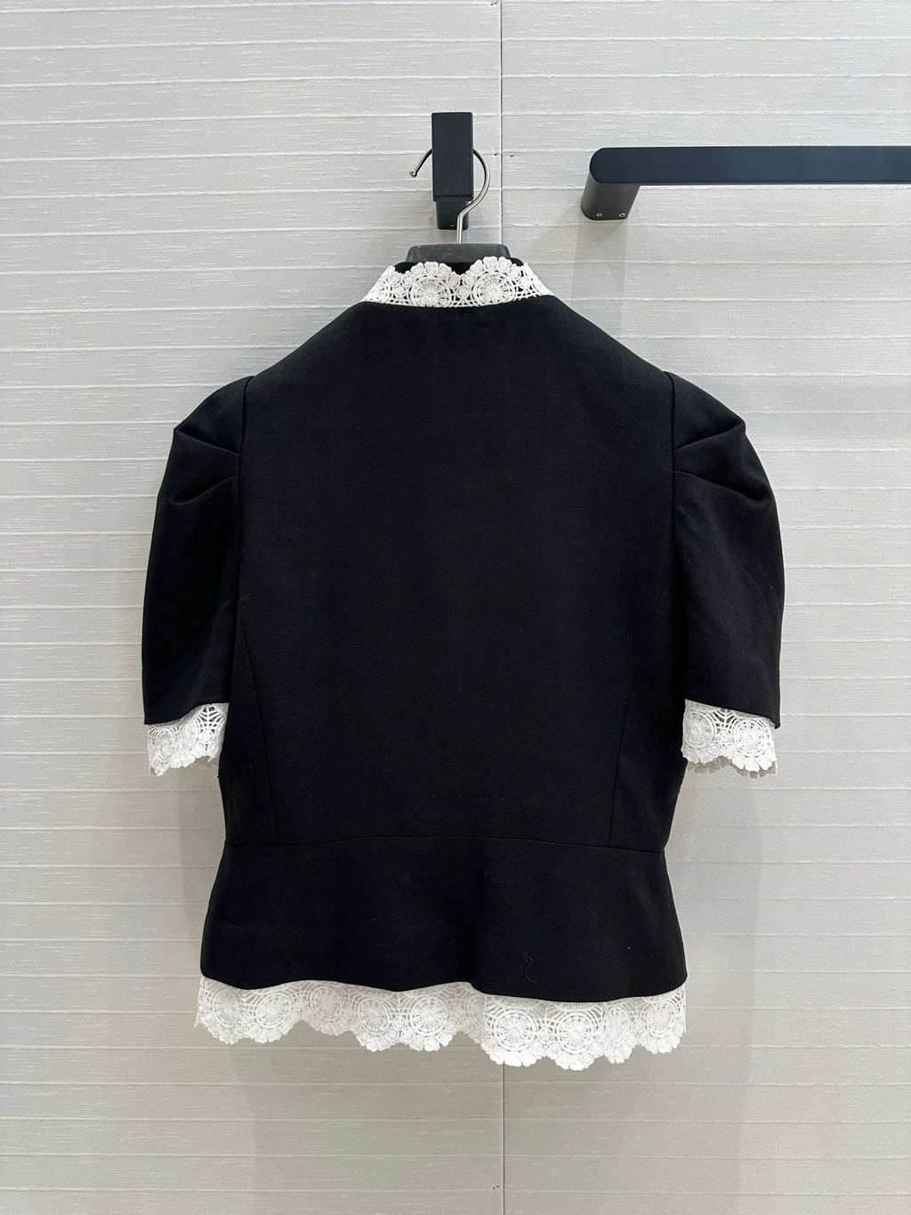 CD 25 Palace Style Jacket Black Linen