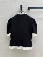 CD 25 Palace Style Jacket Black Linen