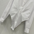 CD 25 Bow Tie Shirt White Cotton