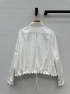 Loewe Shirt Jacket White Cotton