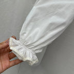Prada 25 Long Shirt White Cotton