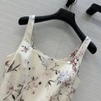 CD 25 Printed Suspender Long Skirt Cotton