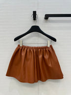 Miu Miu 25 Set Orange Brown Leather