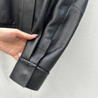 Fendi 25 Leather Jacket Black 0021