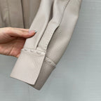 Fendi 25 Leather Jacket Light Camel 0022