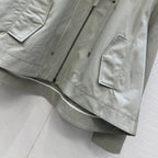 Loewe 25 Hooded Jacket Set Grey Green Polyester
