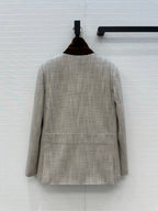LP 25 Jacket Gray mix Brown Tencel Linen Cotton 310159
