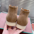 open walk chukka boot brown suede