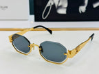 TRIOMPHE SEMI-RIMLESS SUNGLASS CL42118 IN METAL