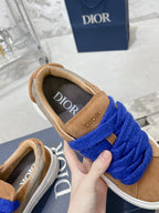 CD B33 Sneaker 30mm In Brown Suede 100656