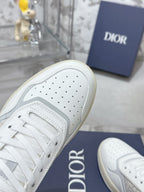 CD B27 Low-Top Sneaker 30mm In White Monogram Calfskin 100783