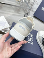 CD B27 Low-Top Sneaker 30mm In Ivory White Monogram Calfskin 100805