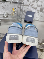 CD B33 Sneaker 30mm In Light Blue Mix Brown Suede 100677