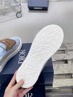 CD B33 Sneaker 30mm In Light Blue Mix Brown Suede 100677