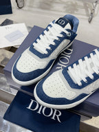 CD B27 Sneaker 30mm In Dark Blue Mix White Denim Fabric 100625