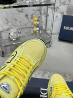 CD B30 Sneaker 35mm In Yellow Mesh Fabric 100642
