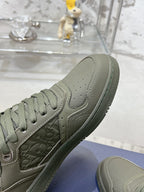 CD B27 Sneaker 30mm In Grey Green Calfskin 100633