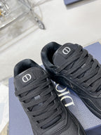 CD B27 Sneaker 30mm In Black Calfskin 100635
