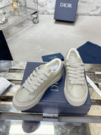 CD B33 Sneaker 30mm In Light Grey Monogram Calfskin 100558