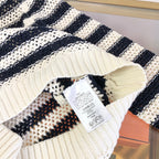 CD 25 Knitted Sweater White Mix Black 293547