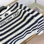 CD 25 Knitted Sweater White Mix Black 293547