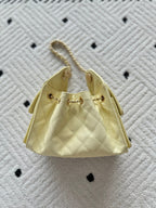 Chanel 25 Hobo Bag 22cm Light Yellow Calfskin 286180