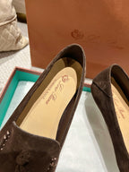 LP Dot sole walk mocassinown Pepper Brown Suede 215002