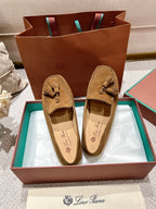 LP Dot sole walk mocassin Copper Brown  Suede 215001